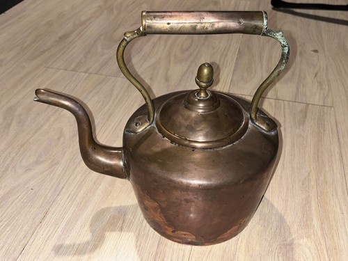 Copper tea kettle lid - copper, w/